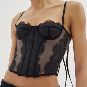 UO lace corset
